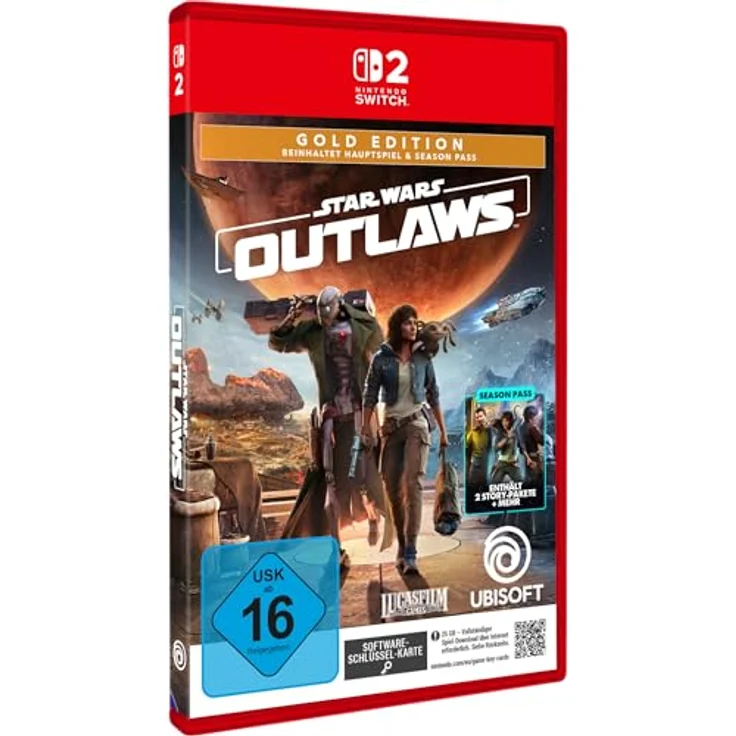 Ubisoft Star Wars Outlaws - Gold Edition (inkl. Season Pass) - Open-World-Spiel für Nintendo Switch 2 mit fesselnder Story und zusätzlichen Missionen – Bild 1