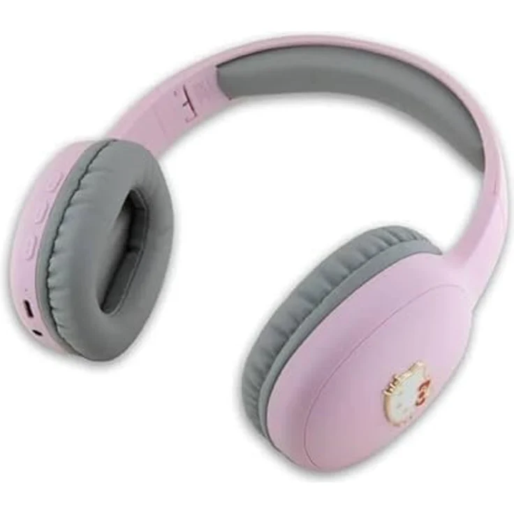 Hello Kitty HKBHA1BKHLMP, Bluetooth Over Ear Kopfhörer mit 40-mm-Treibern, 8h Akkulaufzeit, spritzwasserfest, pink – Bild 3