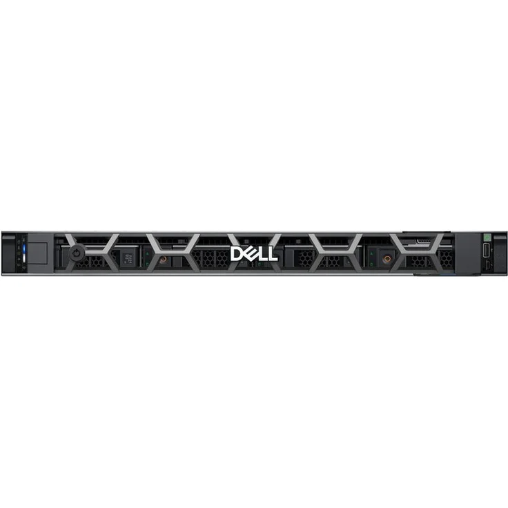 Dell PowerEdge R660xs NAS-Server, 1U Rack-Montage, Intel Xeon Silver 4514Y, 64 GB RAM, 2 x 480 GB SSD, Schwarz, 3 Jahre ProSupport