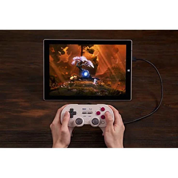 8Bitdo Pro 2 Wired USB Controller, Grau (Switch) – Bild 3