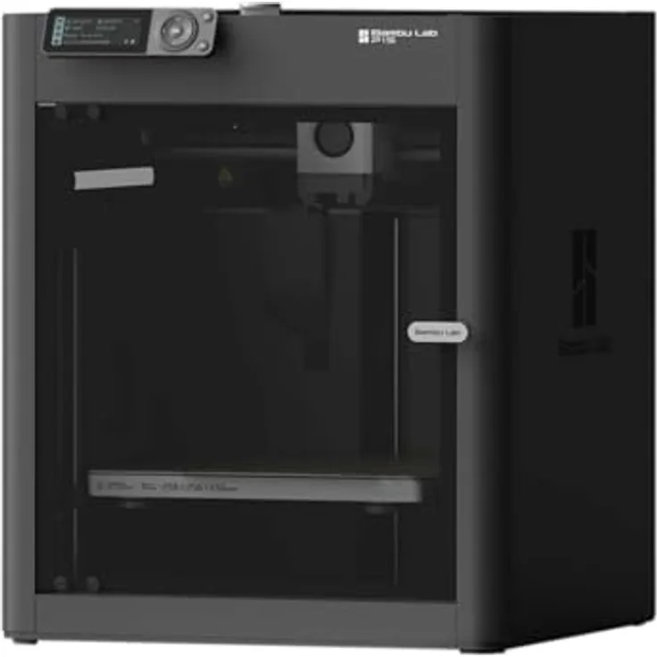 Bambu Lab P1S 3D-Drucker, Bivolt, geschlossener Körper, hochtemperaturfähig, bis zu 16 Farben, automatische Kalibrierung