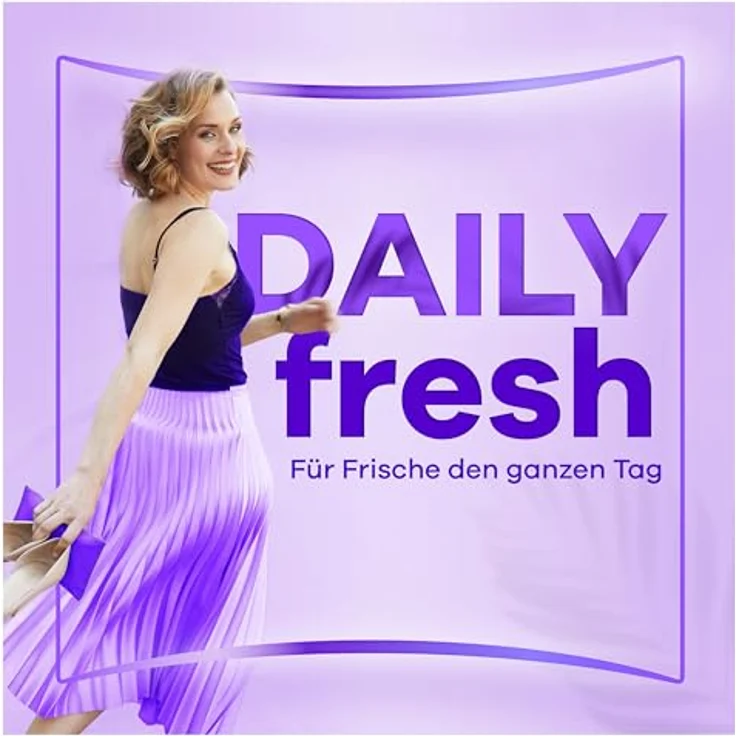 Always Daily Fresh Slipeinlagen Damen, Normal (56 Binden) Big Pack, ohne Duft, atmungsaktiv, flexibel – Bild 2