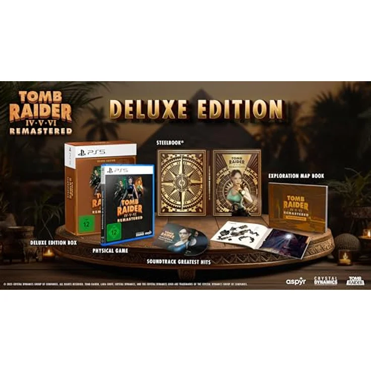 Aspyr Tomb Raider 4-6 Remastered - Deluxe Edition, PS5-Spiel mit exklusiven Inhalten und klassischen Abenteuern – Bild 2