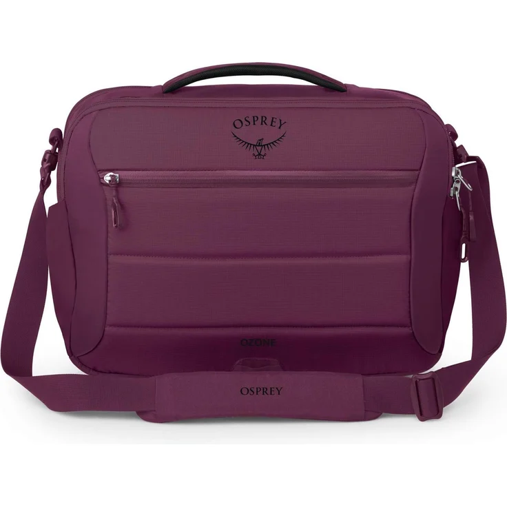 Osprey Ozone Aktentasche 42 cm, Laptopfach für Geräte bis 44 cm, robustes Nylon, Rot