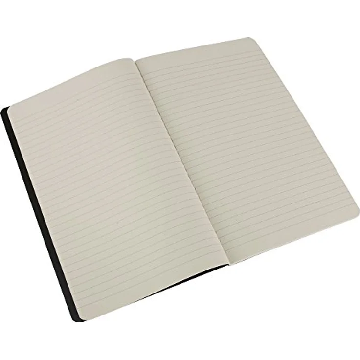 Moleskine Cahier Notizbuch, 3er Set, Large/A5, liniert, stabiler schwarzer Kartoneinband mit Fadenheftung, heraus trennbare Seiten, große Innentasche – Bild 6