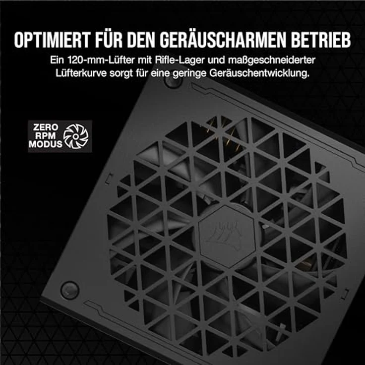 Corsair RMe Series RM1200e 80 PLUS Gold Netzteil, modular, ATX 3.1, PCIe 5.1 - 1.200 Watt, schwarz – Bild 5