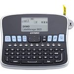 DYMO Etikettiergerät mit QWERTZ Tastatur | Einfache Textbearbeitung | für D1 Etiketten in 6, 9, 12, 19 mm Breite