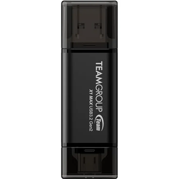 TEAMGROUP X1 MAX 512 GB, Hochgeschwindigkeits USB-Stick mit 2-in-1 Typ-C und Typ-A Anschluss, Lese-/Schreibgeschwindigkeit bis zu 1.000/900 MB/s – Bild 1
