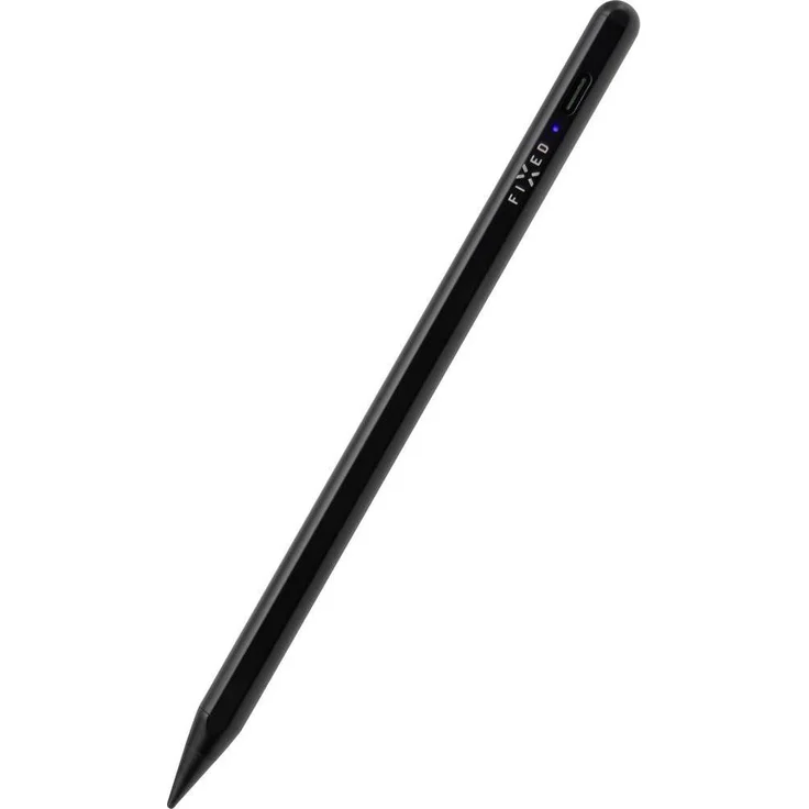 Fixed Graphite Active Touch Pen, Stylus, Schwarz - Präzise pro Pixel, Handflächenabweisung, magnetische Befestigung, Aluminium-Gehäuse, bis zu 20 Stunden Batterielebensdauer