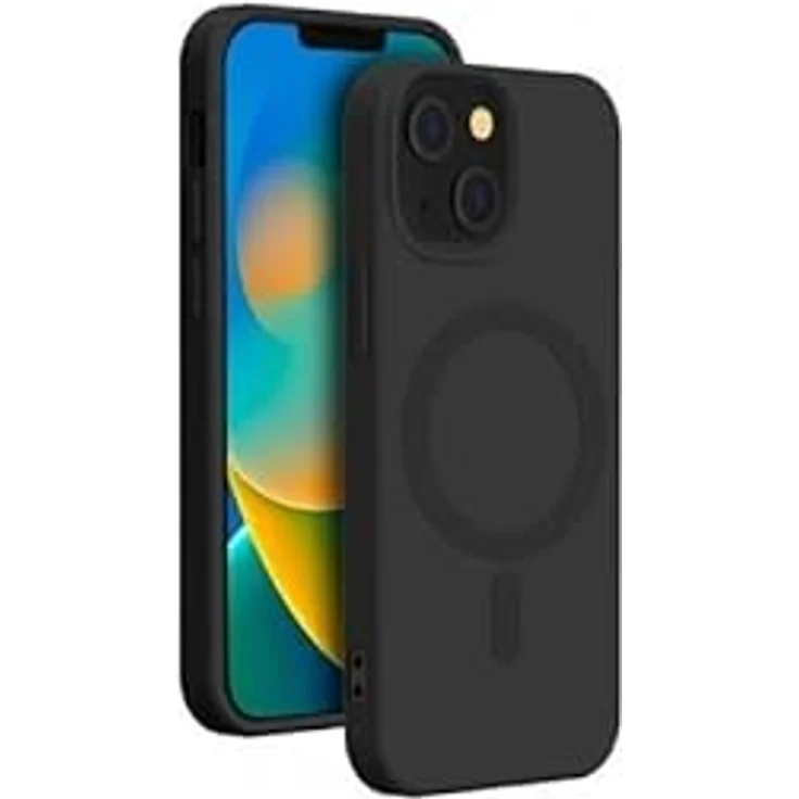 Bigben Connected iPhone 15 MagSafe Compatible Silicone Case Black – Bild 1