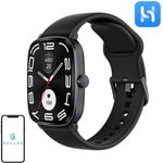 Haylou RS5, Smartwatch mit 2,01-Zoll-HD-Bildschirm, IP68 wasserdicht, 15 Tage Akkulaufzeit, schwarz