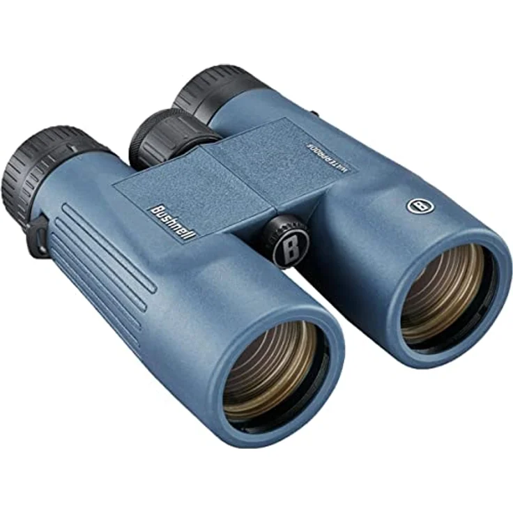 Bushnell H2O 2 Fernglas 8x42 Dunkelblaues Dachkant Vollvergütet Wasserdicht/Beschlagfrei Drehbare Augenmuscheln - Wassersport Bootfahren 158042R – Bild 1
