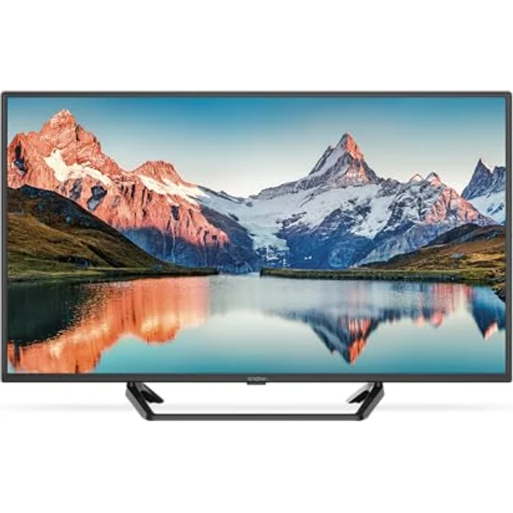 Strong SRT24HE4023C, 24 Zoll LCD-Fernseher in Schwarz mit HD-Ready Auflösung, 2 HDMI- und 1 USB-Anschluss, DVB-T2/S2/C Tuner – Bild 1