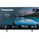 Panasonic TX-43MXW834, 43 Zoll 4K Ultra HD LED Smart 2023 TV, High Dynamic Range (HDR), Dolby Atmos & Dolby Vision, Fire TV, Prime Video, Alexa, Netflix, Schwarz