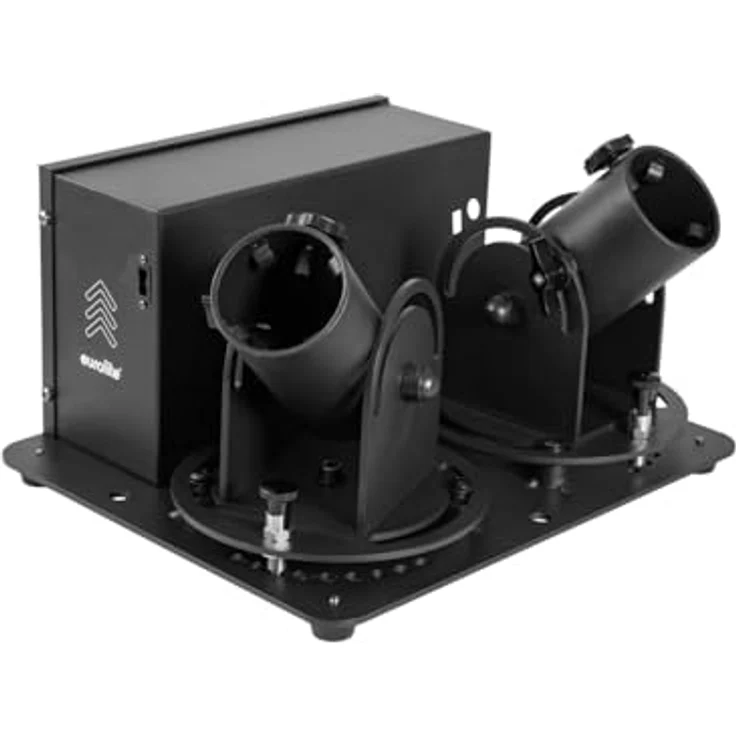 Eurolite Confetti Double Shot DMX, Effektmaschine für Konfetti- und Streamer-Ladungen, separat und simultan einsetzbar, stufenlos einstellbarer Abschusswinkel, für 50 und 80 cm Ladungen – Bild 2