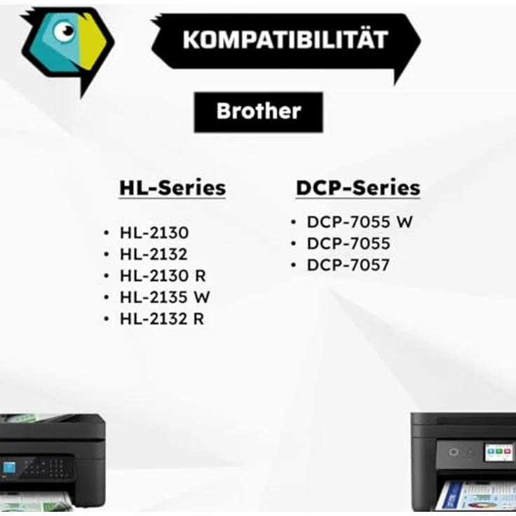 Inkadoo Toner für Brother TN-2010 XXL, 2x Tonerkartusche, kompatibel mit HL-2130, DCP-7055, DCP-7057, ca. 10.400 Seiten, schwarz – Bild 2