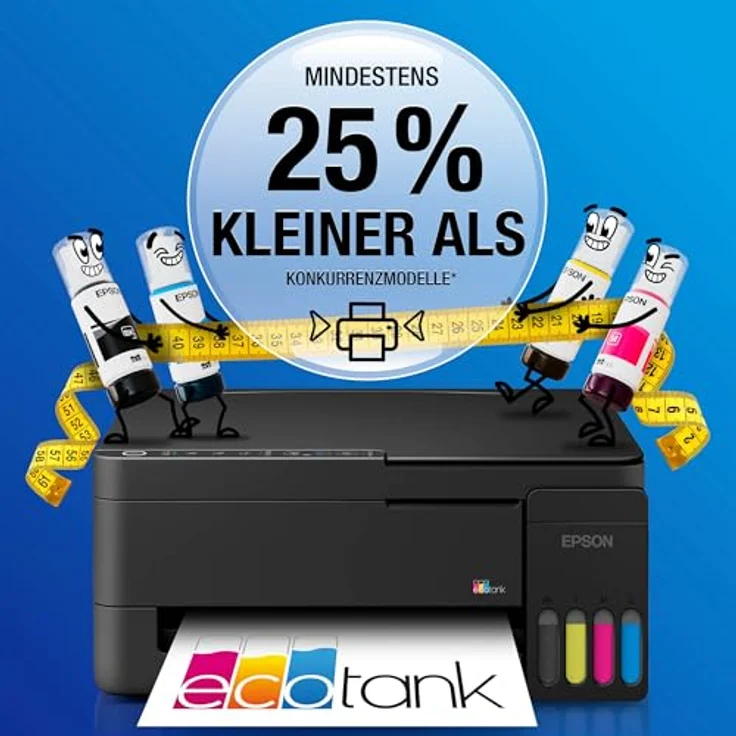 Epson EcoTank ET-2912, Multifunktionsdrucker mit Tintenbehältersystem, Farbe, drahtlose Konnektivität – Bild 4