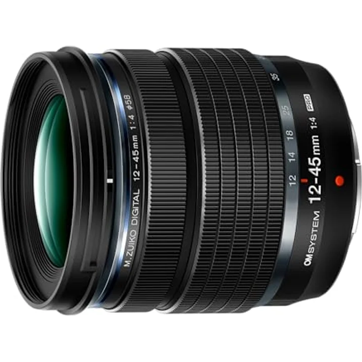OM SYSTEM M.Zuiko DIGITAL ED 12-45mm F4.0 PRO, Ultra-kompaktes wetterfestes Standard-Zoom-Objektiv mit hoher Auflösung, schwarz – Bild 2