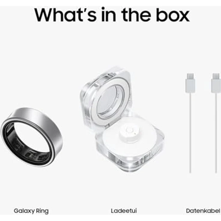 SAMSUNG Galaxy Ring Size 14, 23 mm, Titan Schwarz, AI-unterstützter Fitness-Tracker mit 14 Tagen Akkulaufzeit und Wasserresistenz – Bild 10