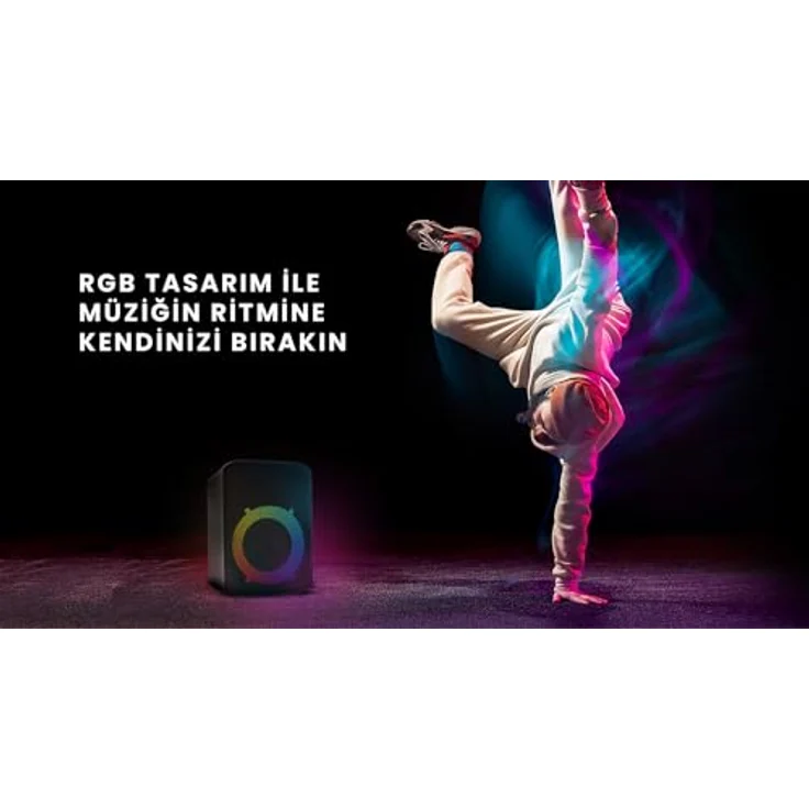 HiFuture Speaker EVENT Bluetooth (black), Bluetooth Lautsprecher mit 80W Leistung und RGB-Lichteffekten – Bild 6