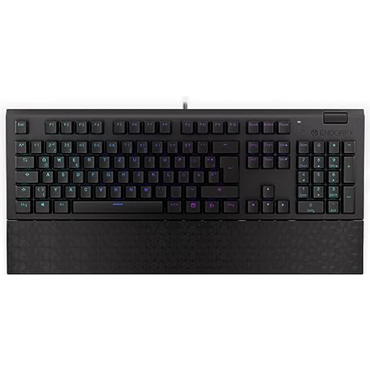 ENDORFY Omnis DE Kailh Red, mechanische Switches Kailh Red, verstellbare magnetfüße, Mechanische Fullsize-Tastatur, Deutsches Layout QWERZ | EY5D027 – Bild 2