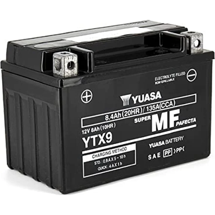 Batterie ''YTX9-BS'', ETN: 508012008, Yuasa, – Bild 2