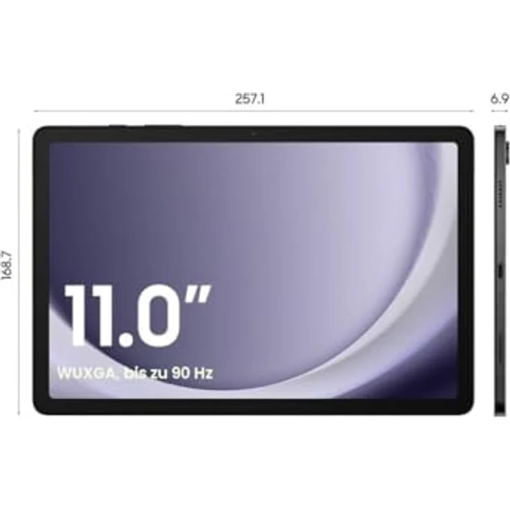 Samsung Galaxy Tab A9+ (nur WLAN, 11", 128 GB, Graphite), Tablet, Grau – Bild 2