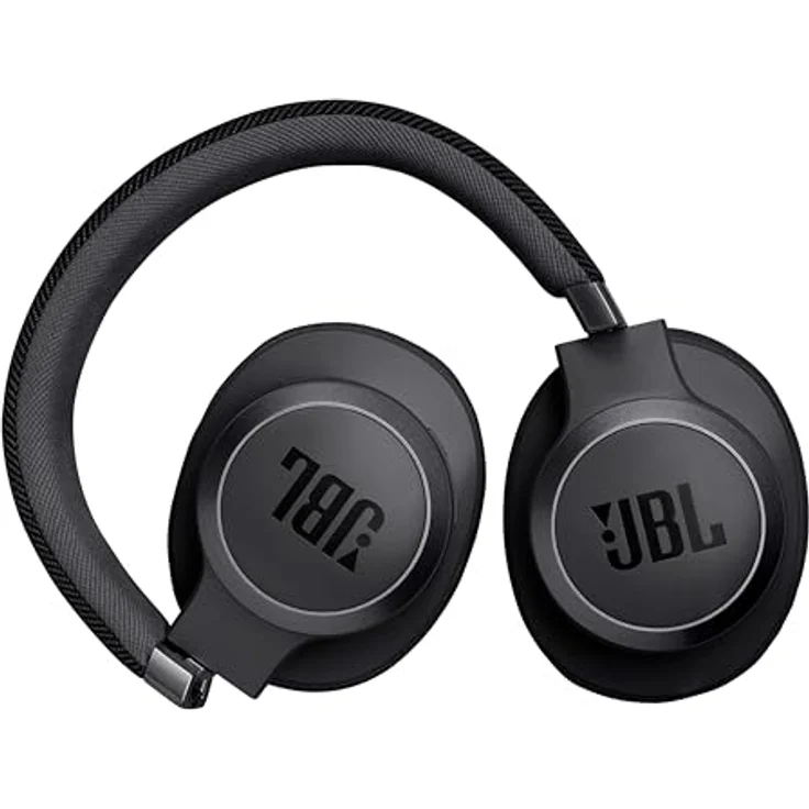 JBL Live 770 NC – Bluetooth Over-Ear-Kopfhörer mit adaptivem Noise-Cancelling – Kabellose Ohrhörer Signature Sound und Sprachassistent – Langer Musikgenuss für bis zu 65 Stunden – Schwarz – Bild 5