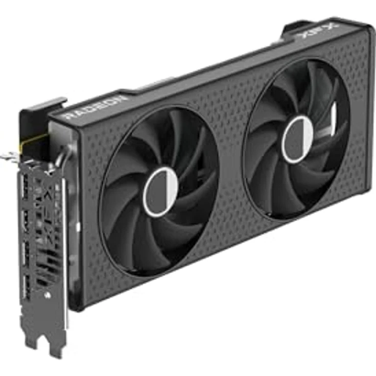 XFX Radeon RX 7600 XT SPEEDSTER SWFT210 CORE Gaming Grafikkarte (16 GB), 1080p-Leistung, 16 GB GDDR6 Videospeicher, AMD RDNA 3-Architektur – Bild 2