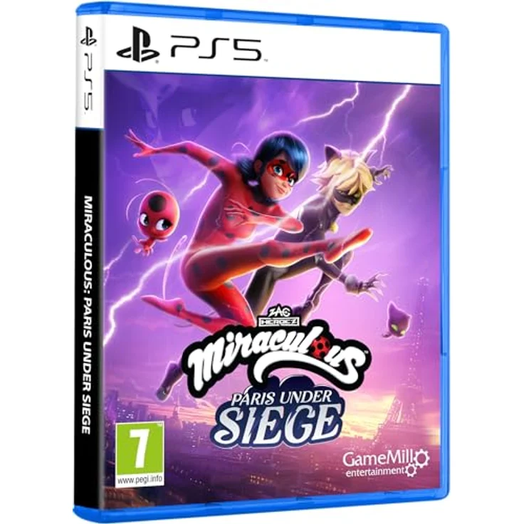 GameMill Entertainment Miraculous Paris Under Siege (PlayStation 5) - Neue Originalgeschichte, EPIC HEROES UNITE, MASTER ACROBATIC MARTIAL ARTS, POWER OF FRIENDSHIP, ICONIC VILLAINS. – Bild 2