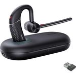 Yealink Headset BH 71 Pro, Mono Bluetooth Headset mit 4-fach Mikrofon und Noise Cancelling, schwarz