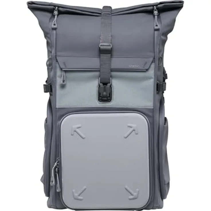 ULANZI BP04 Hartschalen-Kamerarucksack 25L mit Apple Find My Integration, wasserdicht und stoßdämpfend, für Tablets und Laptops bis 16 Zoll