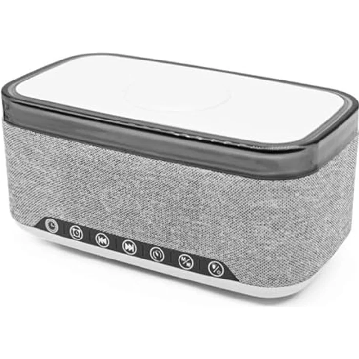 Denver FM-Radiowecker mit Bluetooth 5.3, kabellosem Laden und LED-Display, Schwarz – Bild 2
