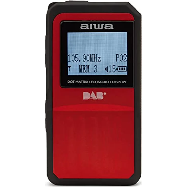 AIWA RD-20DAB/RD Taschenradio Rot – Bild 2