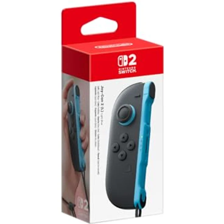 Nintendo Joy-Con 2 (L), Gamepad mit HD-Vibration, Bewegungssteuerung und Aufnahmeknopf, inklusive Handgelenksschlaufe – Bild 1