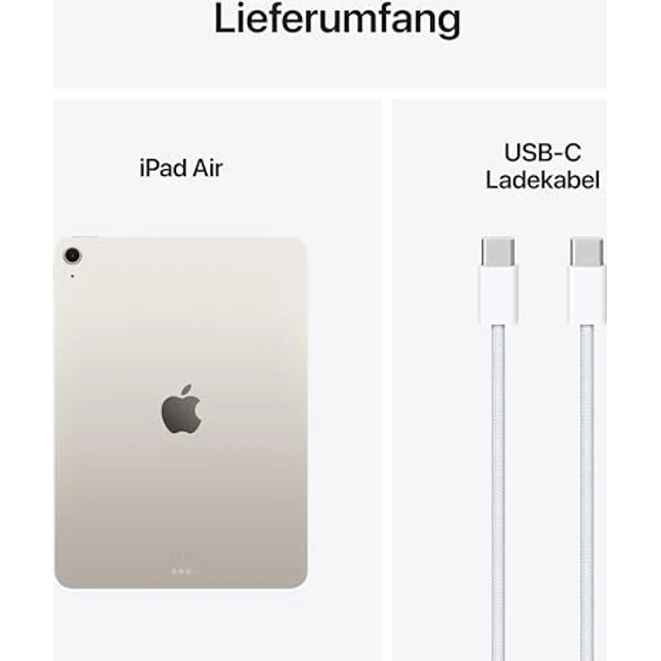 Apple iPad Air 11 Wi-Fi 512 GB Polarstern - 2025, Tablet mit leistungsstarkem Apple M3 Chip – Bild 6