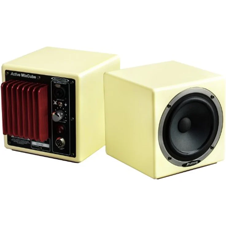 Avantone Pro A, Active MixCubes Buttercream, aktive Full-Range Studiomonitore mit 60 W, cremefarben – Bild 2