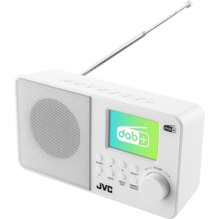 JVC Radio JVC DAB RA-E611W-DAB white (FM, DAB+), Radio, Weiss