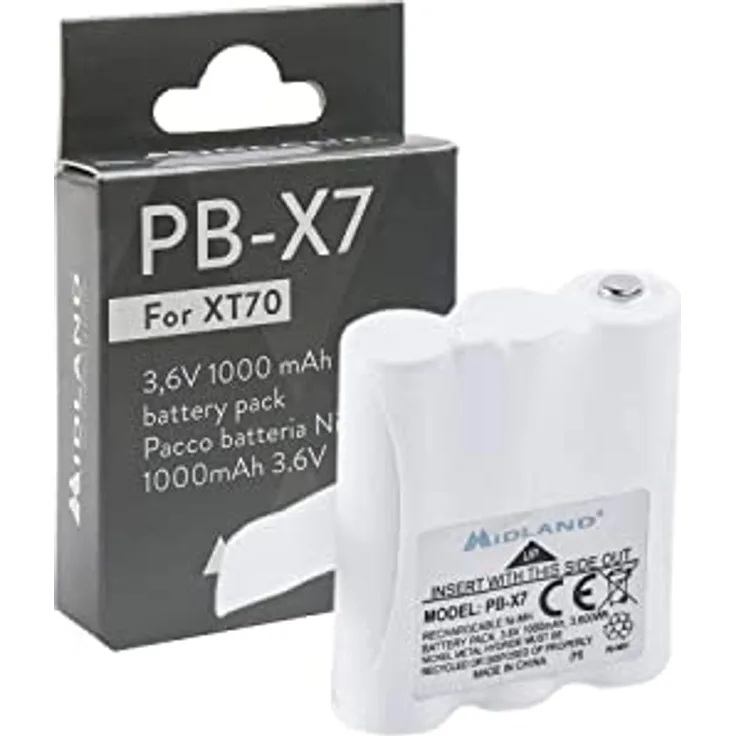 Midland C1301 PB-X7 1000mAh NI-Mh Akku für XT70