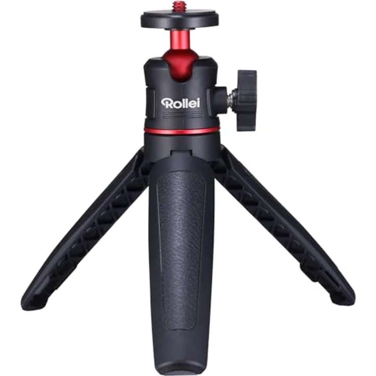 Rollei Ministativ Comfort Desktop, Tischstativ mit 360° Kugelkopf für DSLR,DSLM und Kompakt-Kameras. – Bild 2
