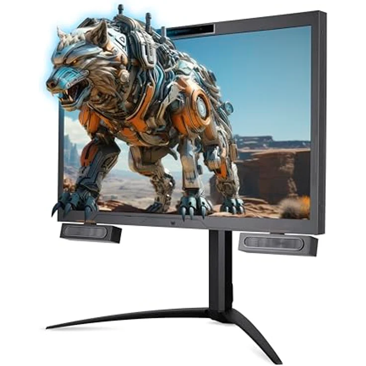 Acer SpatialLabs PSV27-2 Gaming Monitor 27 Zoll 4K (UHD), AHVA, 160Hz, 5ms(GTG), DP 1.4, HDMI 2.1, USB3.2 Type-C, USB HUB, höhenverstellbar, AMD FreeSync Premium – Bild 3