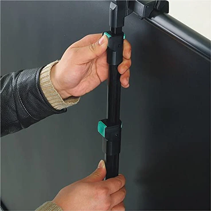 Optoma Panoview DP-9092MWL, 92" aufziehbare Beamer-Leinwand, 16:9, tragbar mit stabilen Stützfüßen, Schwarz – Bild 4