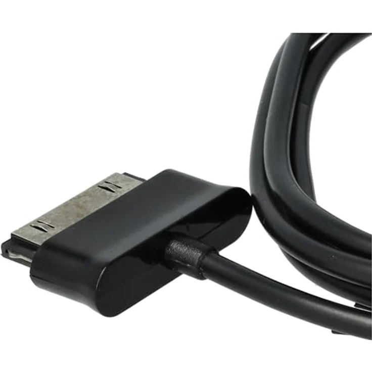 vhbw USB-C Ladekabel kompatibel mit Samsung Galaxy Tab 10.1 GT-P7501, GT-P7510, Note LTE GT-N8020, GT-P7500, 100 cm, schwarz, schnelles und sicheres Laden, präzise gefertigt – Bild 7
