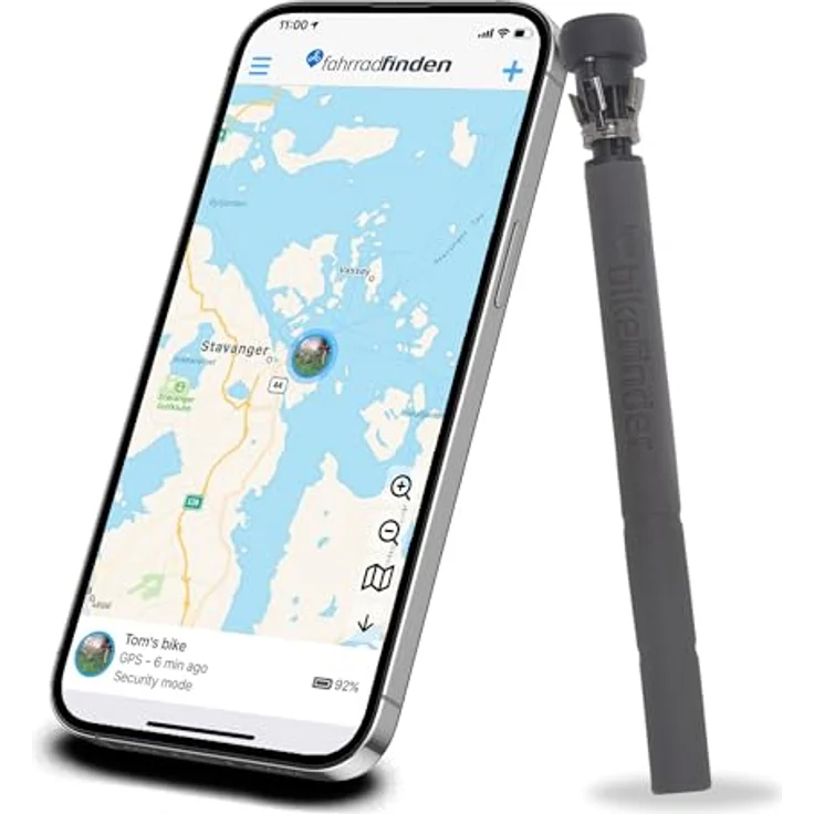 FahrradFinden - GPS Fahrrad Tracker, im Lenker Versteckt, Fahrrad Ortungsgerät, Fahrrad-Diebstahlschutz, SIM Karte inkl. - ABO Erforderlich – Bild 2