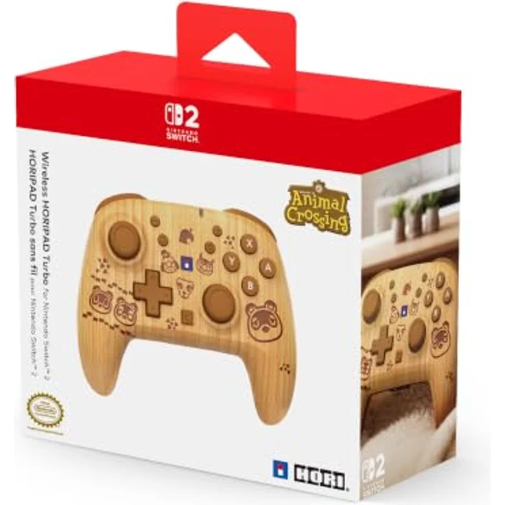 HORI Wireless HORIPAD Turbo, Kabelloses Gamepad in Holzbraun mit programmierbaren Tasten für Nintendo Switch 2 – Bild 12