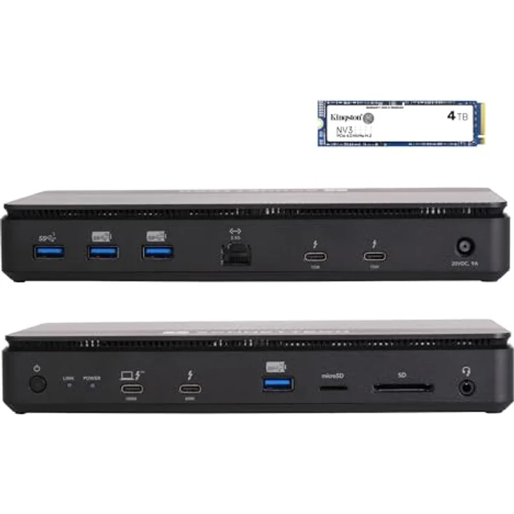 SoNNeT Echo 13 Thunderbolt 5 SSD Dock, 4TB, hochwertige Verarbeitung für maximale Datensicherheit – Bild 1
