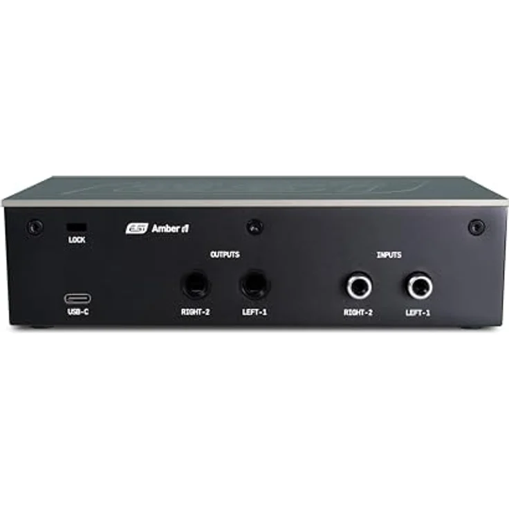 ESI Amber i1, 24-bit / 192 kHz USB Audio Interface mit 2 Eingängen, 2 Ausgängen und XLR-/Combo-Mikrofonvorverstärker, USB-C Anschluss – Bild 3