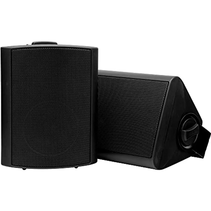 Pronomic USP-430 BK ELA/HiFi Wandlautsprecher (2-Wege Boxen, Indoor/Outdoor, 4/103mm Woofer, 1,2/30 mm Tweeter, 30/60/120 Watt RMS/Musikleistung/Peak, inkl. Abnehmbaren Haltebügel) Schwarz Wandlautsprecher schwarz - Preisvergleich – Bild 9