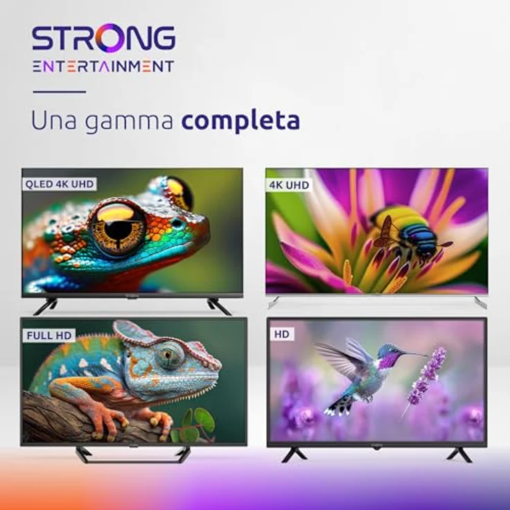 Strong SRT65UG8773C, 65 Zoll QLED 4K Smart-TV mit WLAN, metallic-silber – Bild 6