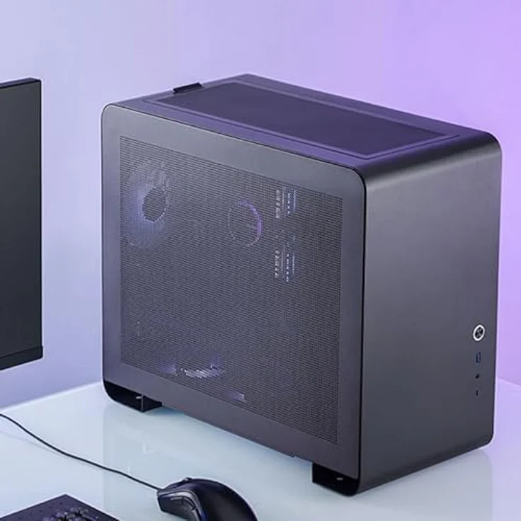 Jonsbo U4 Mini Mesh, Micro-ATX - Schwarz – Bild 4